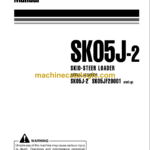 Komatsu SK05J-2 Skid Steer Loader Operation and Maintenance Manual (WEAM001801)