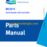 Doosan M250-V Wheel Loader Parts Manual (Serial Number 1001 and 2000)