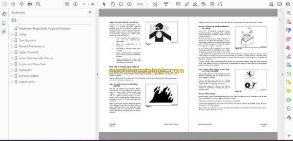Doosan Mega 160 Wheel Loader Shop Manual (Serial Number 0001 thru 1020) - Image 2