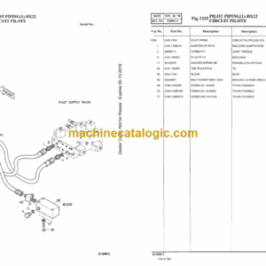Doosan Solar 130W-3 Wheeled Excavator Parts Manual (Serial Number 0001 and Up)