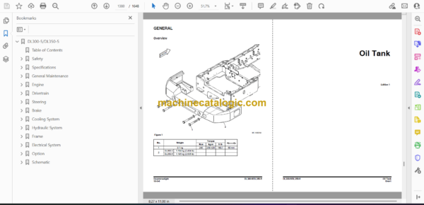 Doosan DL300-5, DL350-5 Wheel Loader Shop Manual (Serial Number 10001 and Up) - Image 2