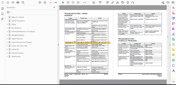 Doosan DX420LC Hydraulic Excavator Shop Manual (Serial Number 5001 and Up) - Image 2