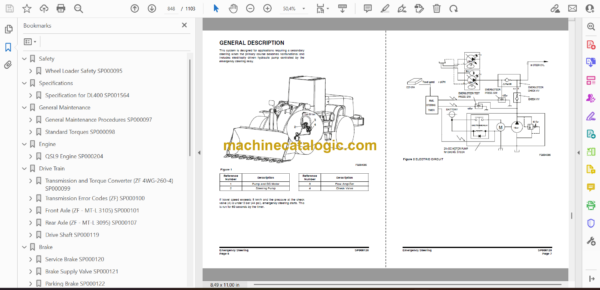 Doosan DX380LC-3 Hydraulic Excavator Shop Manual (Serial Number 1001 and Up) - Image 3