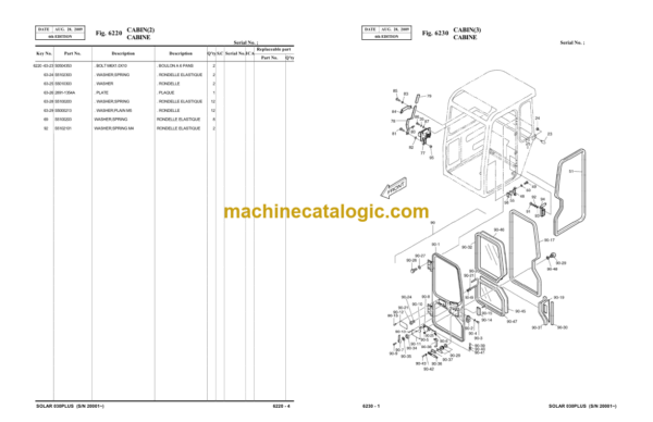Doosan S030P Mini Excavator Parts Manual (Serial Number 20001 and UP) - Image 3