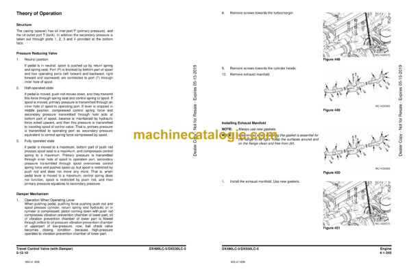 Doosan DX490LC-5, DX530LC-5 Hydraulic Excavator Excavator Shop Manual (Serial Number 10001 and Up) - Image 3