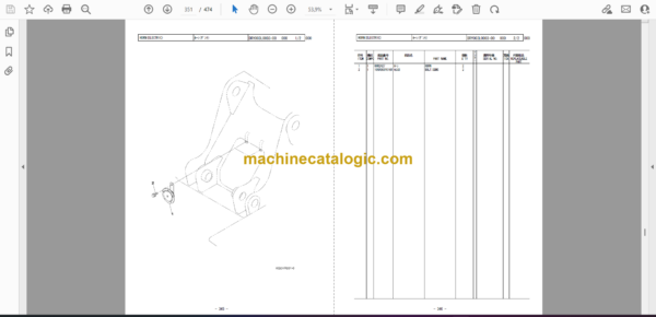 Sumitomo SH200LC-3LR Hydraulic Excavator Full Parts Manual (WCLA200A31LR) - Image 2