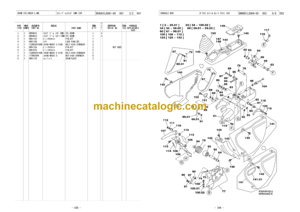 Sumitomo SH200LC-3LR Hydraulic Excavator Full Parts Manual (WCLA200A31LR) - Image 3