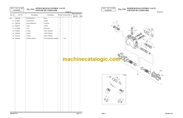 Doosan S75-V Excavator Parts Manual (Serial Number 1001 and UP) - Image 4
