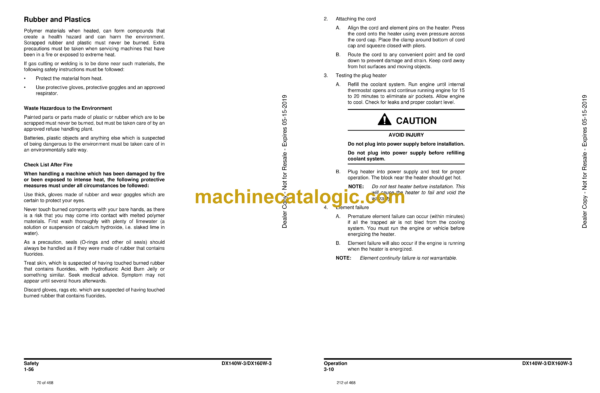 Doosan DX140W-3, DX160W-3 Wheeled Excavator Operation and Maintenance Manual (Serial Number 1001 and Up) - Image 2