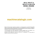 Doosan DE12, DE12T, DE12TI, DE12TIS Diesel Engine Shop Manual