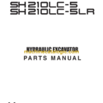Sumitomo SH210LC-5, SH210LC-5LR Hydraulic Excavator Parts Manual (WCL2105-0T)