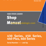 Doosan 430 Series, 450 Series, 440 Plus, 460 Series Skid Steer Loader Shop Manual (Serial Number ------ and Up)