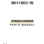 Sumitomo SH130-5 Hydraulic Excavator Parts Manual (WCL1305-0F)