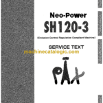 Sumitomo SH120-3 Hydraulic Excavator Service Text (WLST1203-00W)