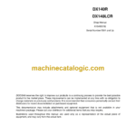 Doosan DX140R, DX140LCR Hydraulic Excavator Shop Manual (Serial Number 5001 and Up)