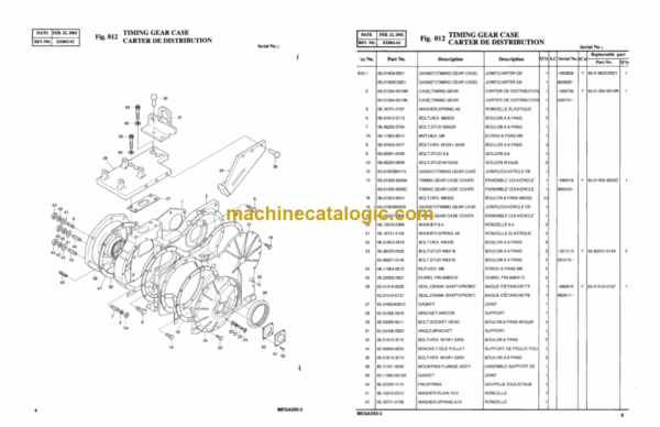 Doosan M250-3 Wheel Loader Parts Manual - Image 2