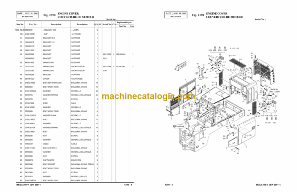 Doosan M300-V Wheel Loader Parts Manual (Serial Number 3001 and UP) - Image 2