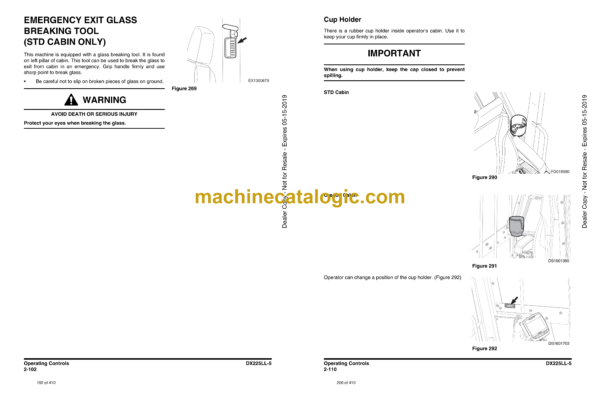 Doosan DX225LL-5 Excavator Operation and Maintenance Manual (Serial Number 10001 and Up) - Image 4