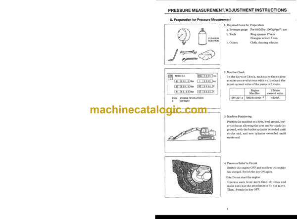Sumitomo SH120-3 Hydraulic Excavator Service Text (WLST1203-00W) - Image 3