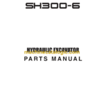 Sumitomo SH300-6 Hydraulic Excavator Parts Manual (WCL3006-0W)