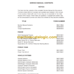 Daewoo D20S-3, D25S-3, D30S-3 G(C)20E-3, G(C)25E-3, GC30E-3 G(C)20P-3, G(C)25P-3, G(C)30P-3 Lift Truck Service Manual