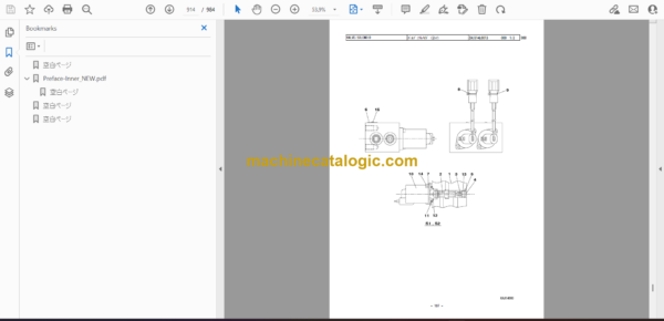 Sumitomo SH300-6 Hydraulic Excavator Parts Manual (WCL3006-0W) - Image 2