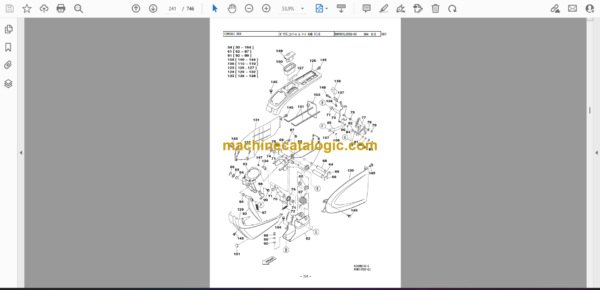 Sumitomo SH250-5, SH250-5LR Hydraulic Excavator Parts Manual (WCL2405-1T) - Image 2