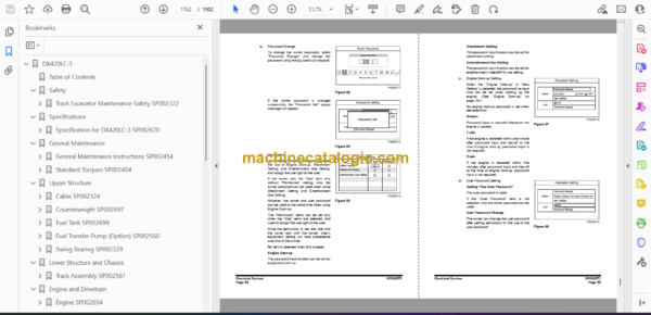 Doosan DX420LC-3 Hydraulic Excavator Shop Manual (Serial Number 10001 and Up) - Image 2