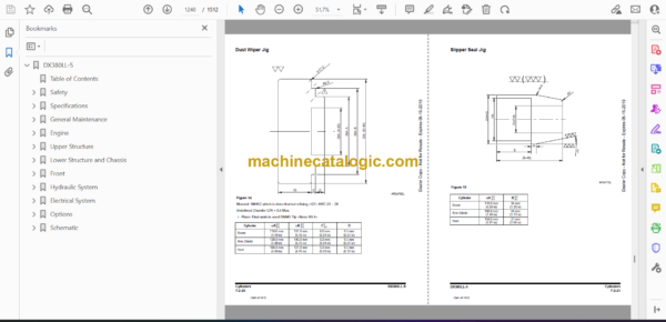 Doosan DX380LL-5 Log Loader Shop Manual (Serial Number 10001 and Up) - Image 2