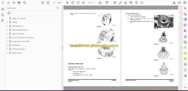 Doosan DX480LC, DX520LC Hydraulic Excavator Shop Manual (SN 5001 thru 5220, 5001 thru 5116) - Image 2