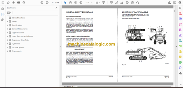 Doosan Daewoo Solar 55-V Plus Excavator Shop Manual (Serial Number 1001 and Up) - Image 2