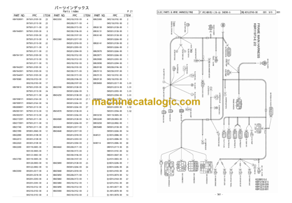 Sumitomo SH300-6 Hydraulic Excavator Parts Manual (WCL3006-0W) - Image 3