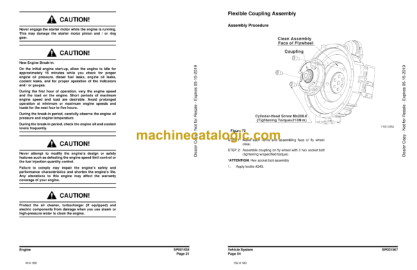 Doosan 450 Plus, 460 Plus Skid Steer Loader Shop Manual (Serial Number 5001 and Up) - Image 3