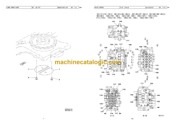 Sumitomo SH250-5, SH250-5LR Hydraulic Excavator Parts Manual (WCL2405-1T) - Image 3