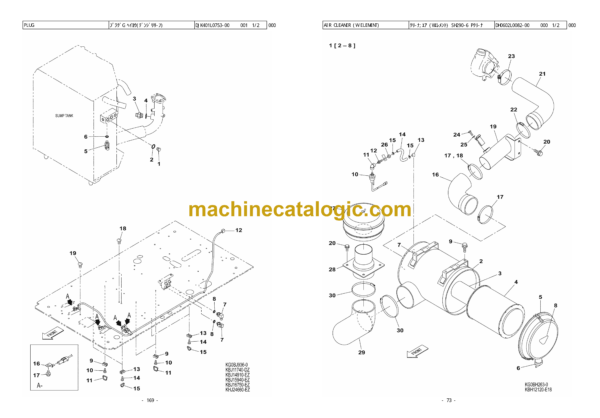 Sumitomo SH300-6 Hydraulic Excavator Parts Manual (WCL3006-0W) - Image 4