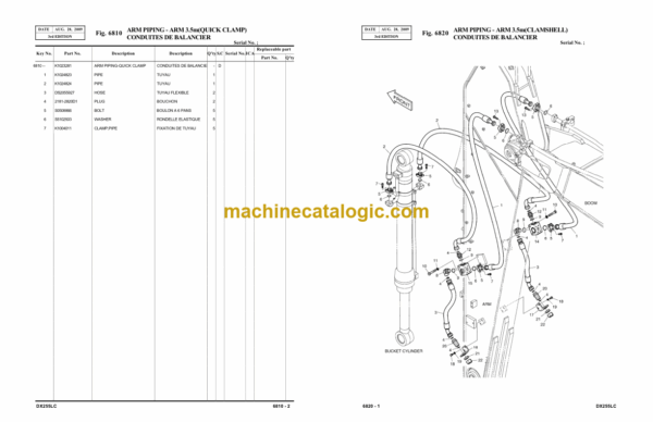 Doosan DX225LC Excavator Parts Manual (Serial Number 5001 to 5432) - Image 4