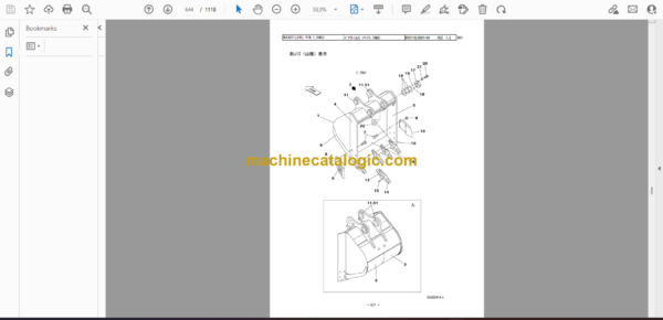 Sumitomo SH210-6, SH210LC-6, SH250-6 Hydraulic Excavator Parts Manual (WCL2106D-1W NZ) - Image 2