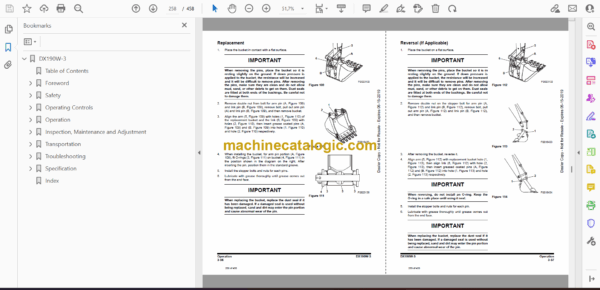 Doosan DX190W-3 Wheeled Excavator Operation and Maintenance Manual (Serial Number 1001 and Up) - Image 2