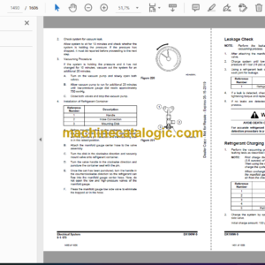 Doosan DX190W-5 Wheeled Excavator Shop Manual (Serial Number 1001 and Up)