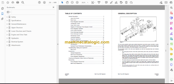 Doosan Daewoo Solar 175LC-V Excavator Shop Manual (Serial Number 1001 and Up) - Image 2