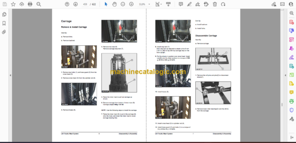 Daewoo G20P-5, G25P-5, G30P-5, G33P-5, G35C-5 GC20P-5, GC25P-5, GC30P-5, GC33P-5 Service Manual - Image 2