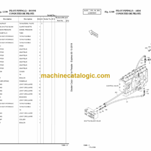 Doosan DX190W-5 Wheeled Excavator Parts Manual (Serial Number 1001 and Up)