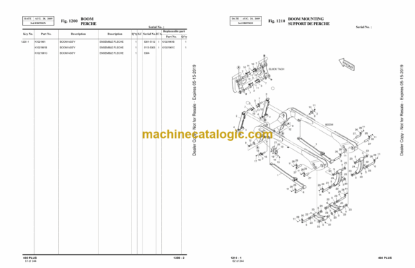 Doosan 460 Plus Skid Steer Loader Parts Manual - Image 3