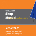 Doosan Mega 250-V Wheel Loader Shop Manual (SN 1001 thru 2000 Tier I, SN 2001 thru 3000 Tier II)