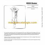 Doosan N5000 Hydraulic Breaker Operation and Maintenance Manual (Serial Number D179K1019 and Up)