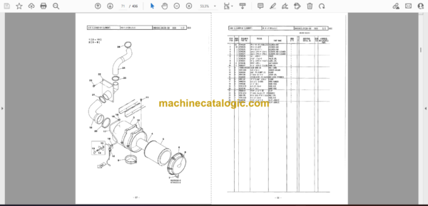 Sumitomo SH450HD-3B Hydraulic Excavator Parts Manual (WCL4022-0W) - Image 2