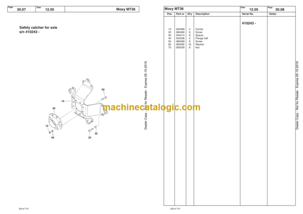 Doosan MT36 Articulated Dump Truck Parts Manual (Serial Number 410002 and UP) - Image 3