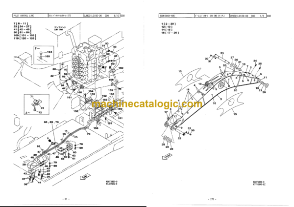 Sumitomo SH450HD-3B Hydraulic Excavator Parts Manual (WCL4022-0W) - Image 4