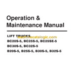 Daewoo BC20S-5, BC25S-5, BC25SE-5 BC30S-5, BC32S-5 B20S-5, B25S-5, B30S-5, B32S-5 Lift Trucks Operation and Maintenance Manual