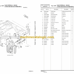 Doosan DX180LC-3 Wheeled Excavator Parts Manual (Serial Number 1001 and Up)